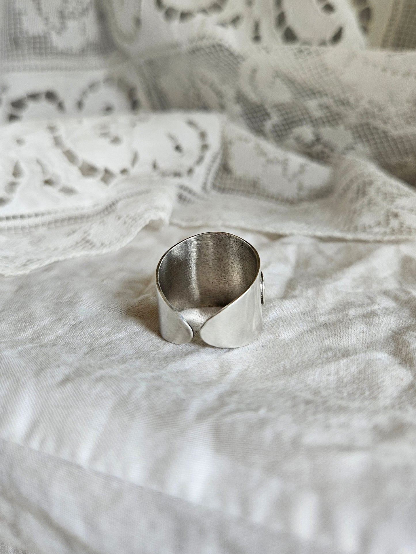 Chunky Human Tooth Ring - Sterling Silver