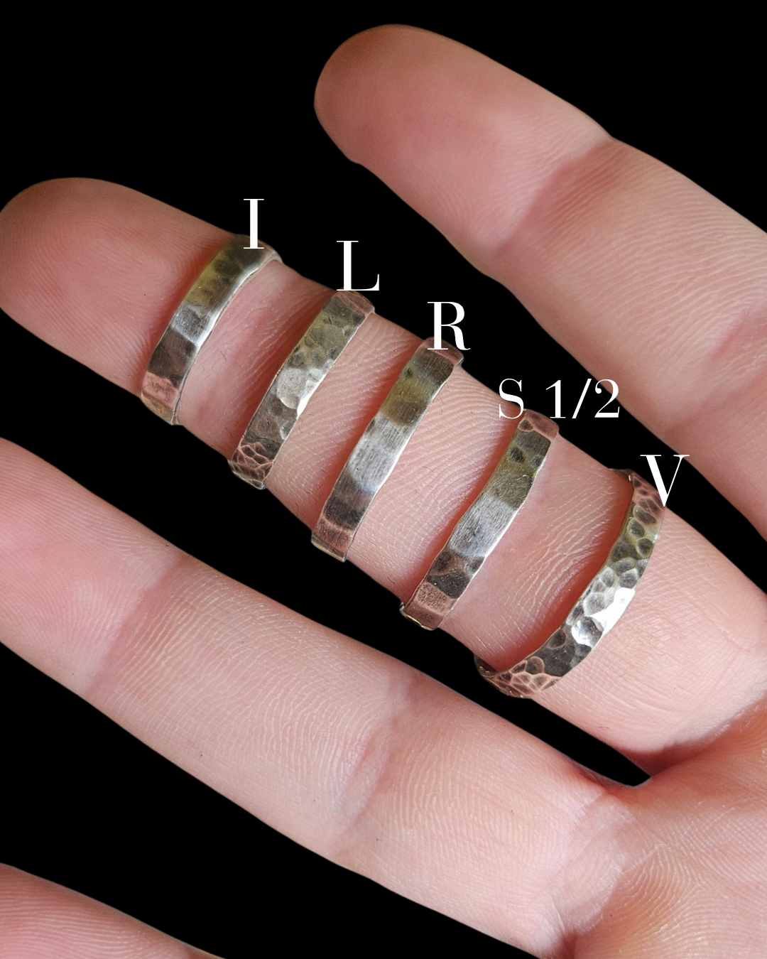 Elegant Textured Ring - 925 Sterling silver