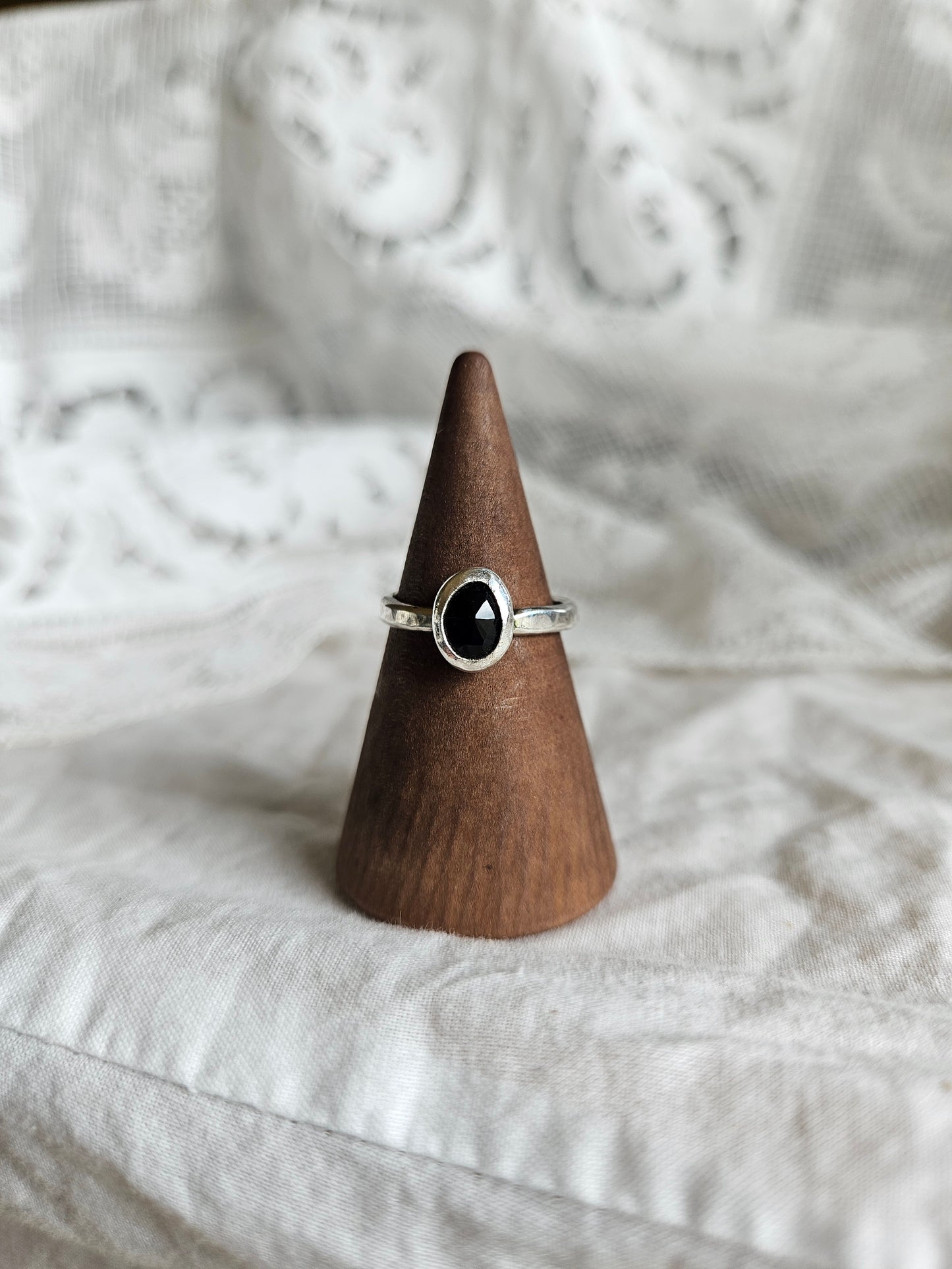 Onyx ring - Sterling Silver