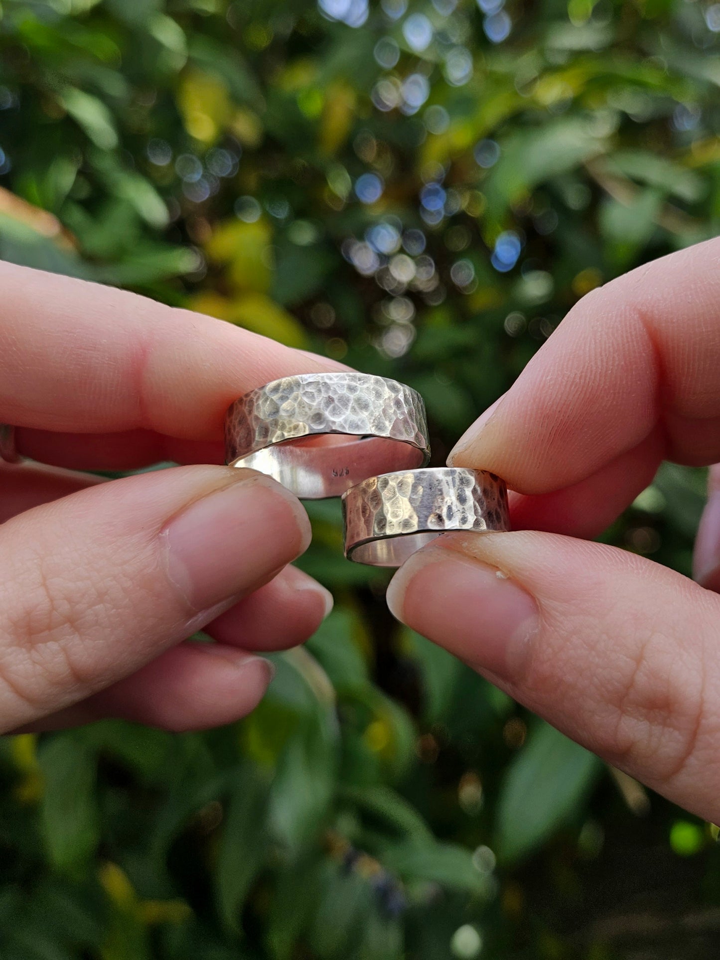 Chunky Textured ring - 925 Sterling Silver