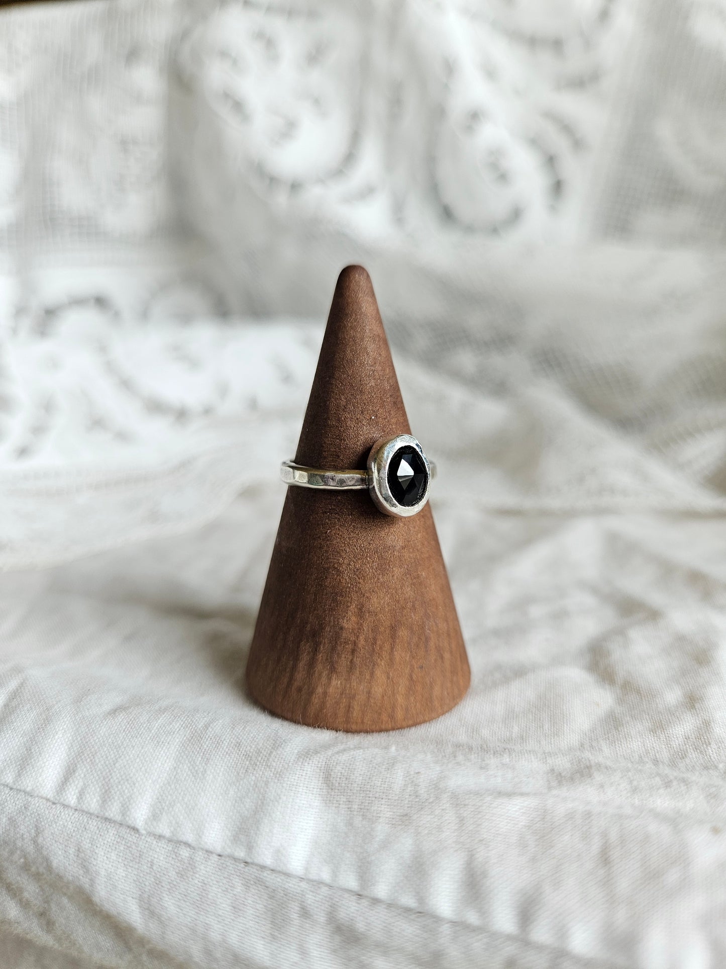 Onyx ring - Sterling Silver