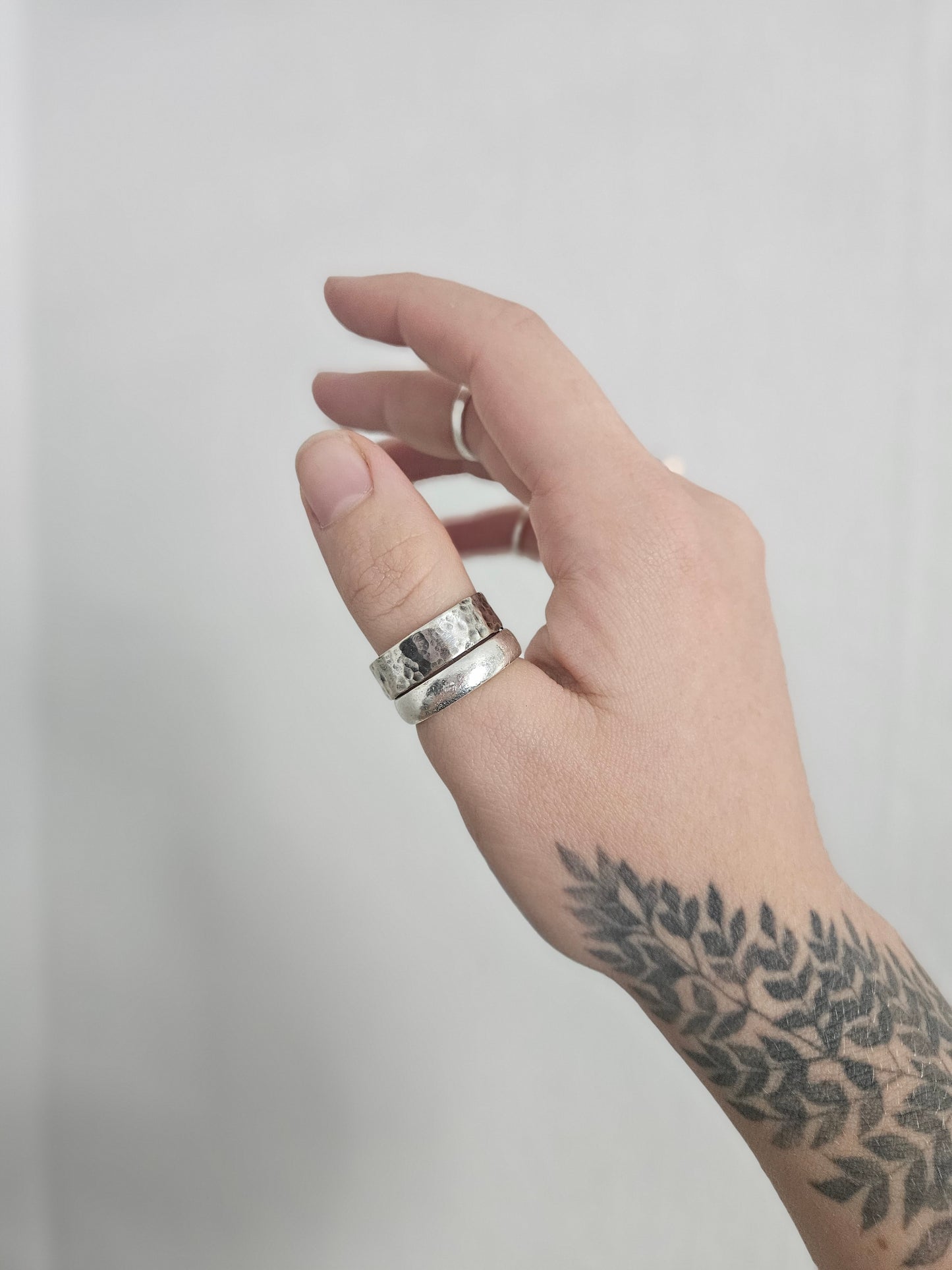 Chunky Textured ring - 925 Sterling Silver