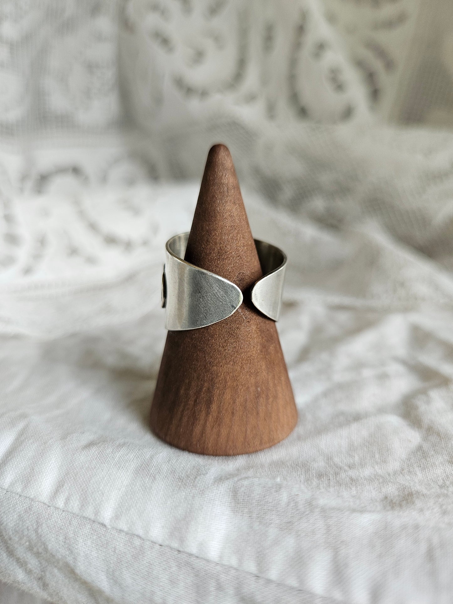Chunky Human Tooth Ring - Sterling Silver