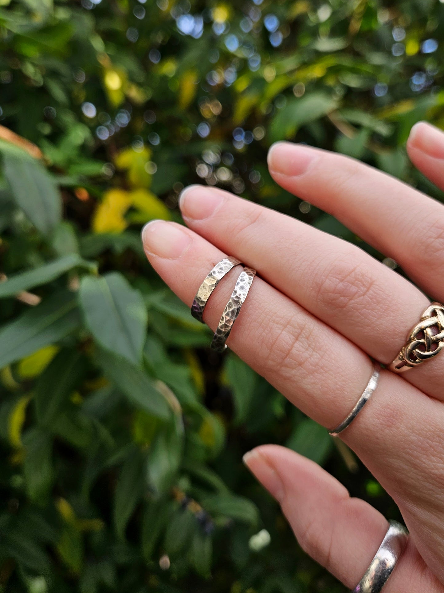 Elegant Textured Ring - 925 Sterling silver